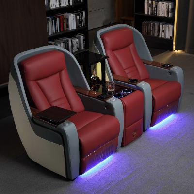 China Functional Extendable Home Theater Micro Electric Recliner Chair Fiber Cinema Boy Power Sofa Chairs Recliners Lazy Recliners for sale