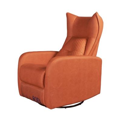 China Rotatable Modern Chihu Furniture Durable Synthetic Leather Fabric One Seater Home Cinema Sofa for sale