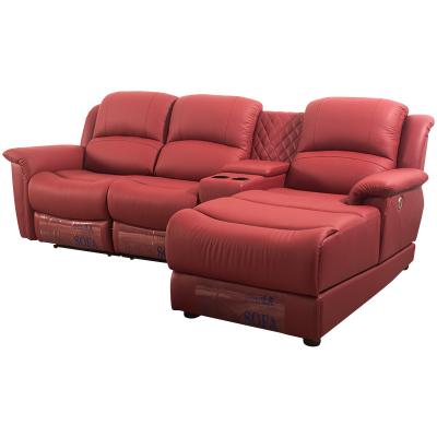 China Modern Extendable Modern Home Theater Furniture Recliner Sofa Set Luxury Foshan Cinema Sofa Set Living Room Set Luxury Furniture for sale