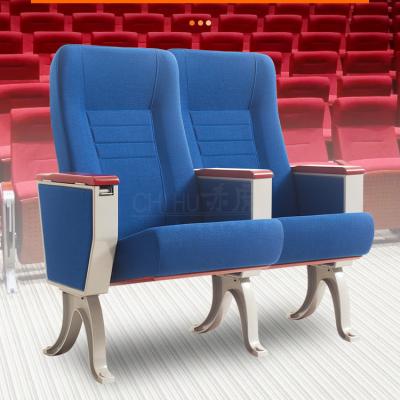 China Durable Lecture Hall Chair Metal Leg Cinema Chair Lecture Pad Folding Chair Lecture Hall Theater Seating Durable Auditorium Seat for sale