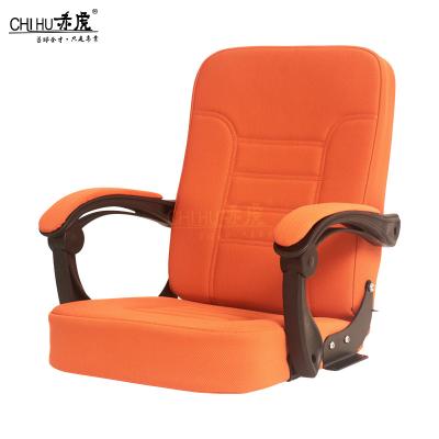 China Cloth Material School Stadium Armrest Chair Electric Bleacher Chair Telescopic Folding Basketball Chair With Arm for sale