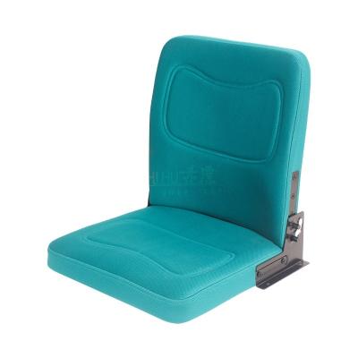 China Factory price good modern wholesale durable indoor fabric folded sports stadium seats with eletirc retractable seating system for sale