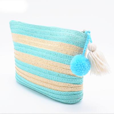 China 2022 Summer Straw Beach Bag Woven Tote Anti-theft Paper Bag Women's Wholesale Handbags for sale