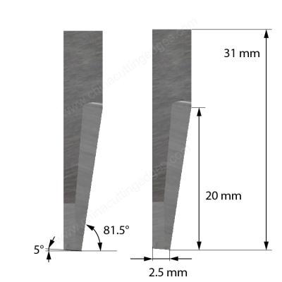 China Blade Zund Oscillating Flat Blade Z61 for sale