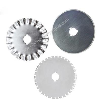 China For Cutting Tissues Cloth Cutting Wave Rotary Knife for sale