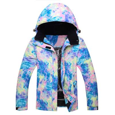 China Waterproof 10 Kids Waterproof Windproof Warm Printing Ski Jacket for sale