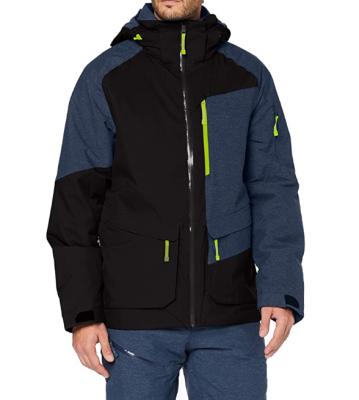 China Outdoor Wear Men's Plus Size Waterproof Snowboard Jacket Block Color for sale