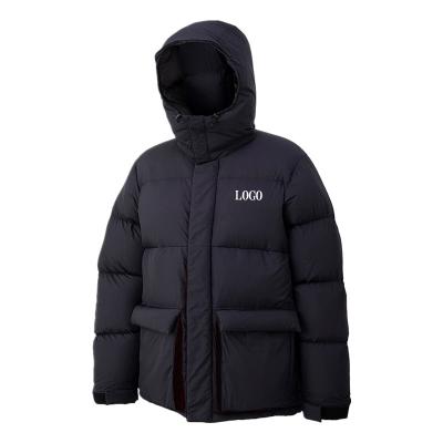 China Waterproof Mens Fashion Casual Jacket Quilted Down Jackets Winter Outdoor Down Jacket With Hood for sale