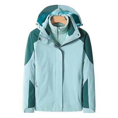 China Waterproof Mens Fleece Hooded Windproof Striped Soft Shell Jacket for sale