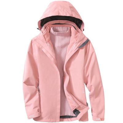 China Waterproof Hooded Long Sleeve Loose Zipper Women's Soft Shell Jacket Coats for sale