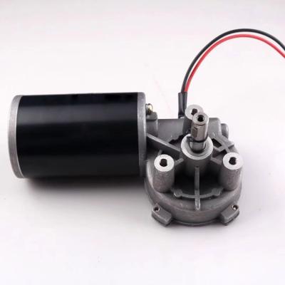 China 12v 100rpm high speed 76mm ac worm gear drip proof electric motor with encoder for sale