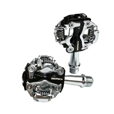 China ZERAY BMX Bike Aluminum Self-Locking Pedal With Double Clips Side Pedal SPD Ultralight Bicycle Parts Pedal ZP-108S 109S for sale