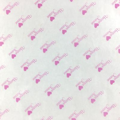 China Recycled Materials Tissue Paper Wrapping Different Types Customized Flower Logo Tissue Paper Packaging Custom Made 17gsm Tissue Paper for sale