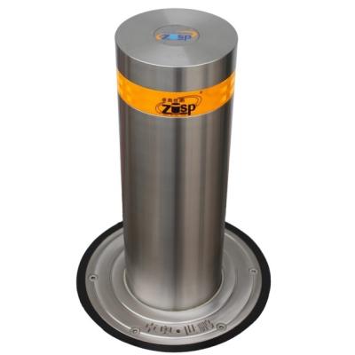 China 270mm Flange Diameter Retractable Semi Automatic Bollards for Road Security Solutions for sale