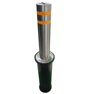 China Stainless Steel Manual Operated Entrance and Exit Security Bollard Height 600-1000mm for sale