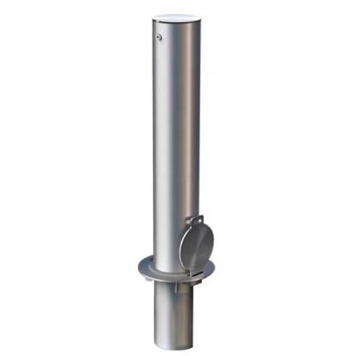 Chine Sécurité routière Durable 304 316 Bollard amovible en acier inoxydable pour la sécurité du stationnement à vendre