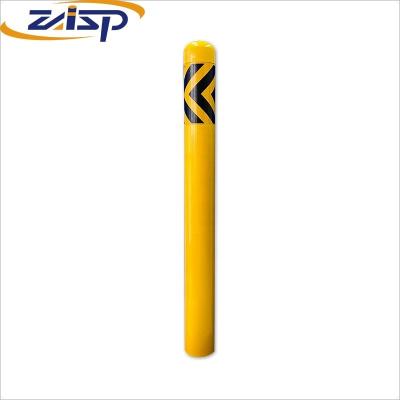 China Powder Coated Fixed Heavy Duty Parking Bollards Metal Bollards For Driveways for sale