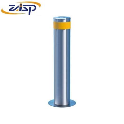 China 70mm Depth Brushed Stainless Steel High Security Street Bollards for Pedestrian Safety for sale