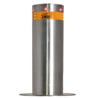 China 304/316 Stainless Steel Retractable Rising Bollards 6mm Thickness Perimeter Protection for sale