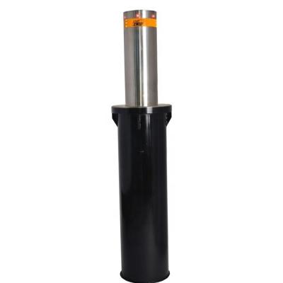 China 217mm Diameter Heavy Duty Automatic Rising Bollards Steel Bollard Post for sale