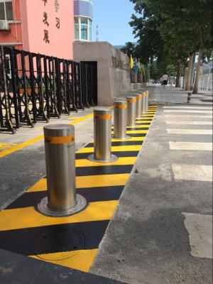 China Impact Test Mechanically Actuated Bollard For Perimeter Protection for sale