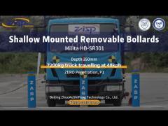 Milita HB-SR301 SHALLOW MOUNTED REMOVABLE BOLLARDS