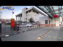 Hydraulic Automatic Bollards with Rising Beam Gate Access Control System