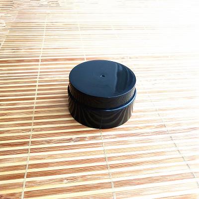 China Skin Care Black 100ml PP Hair Wax Jar 100g Plastic Cream Jar For Hairdresser for sale