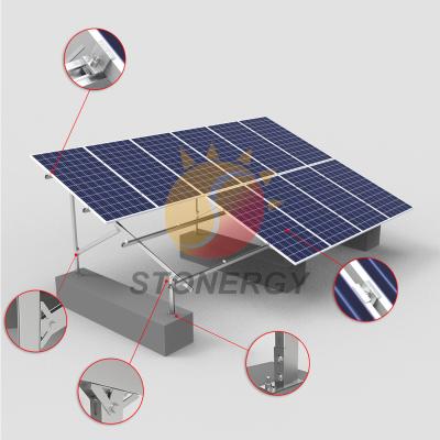 China Industrial C Backrest Ground Solar Ground Rack System Solar Powered Rack for sale