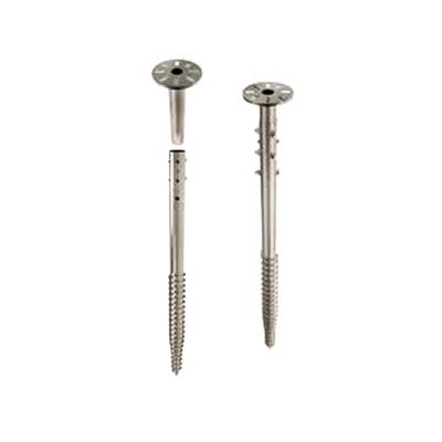 China Quick Installation Galvanized Steel Ground Screw For Solar Pile Mounting And Ground Screw For Flag Pole And Ground Screw For Fence Post for sale