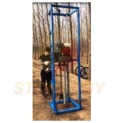 China Planting Direct Supply Ground Piling Solar Post Driver Solar Post Driver For Ground Screw Piling for sale