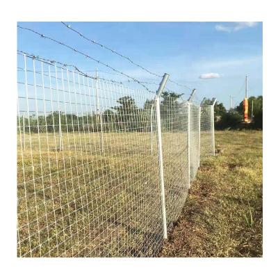 China Easily Assembled Hot Selling Galvanized Metal Welded Barrier Triangle Bending Fence 0.8-2m Height Wire Field Fence for sale