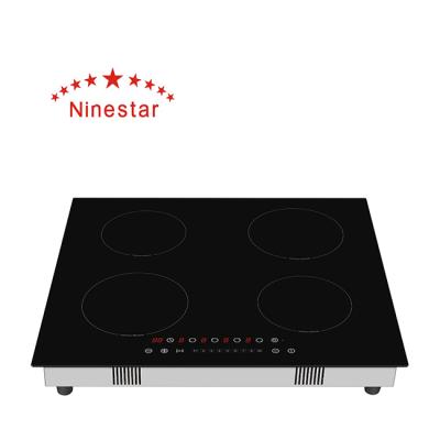 China Brand NS.B - 885 Zhongshan Factory Hotel Ninestar Smart Slide 4 Touch Control Ring Burner Induction Cooker Hob for sale