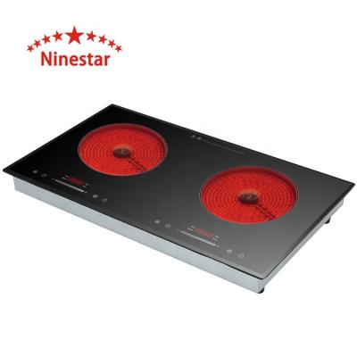 China Brand NS.D - 262 Function 4.4kw Hotel Ninestar Infrared Cooker Ceramic Infrared Cooker Multi Plate Hob 2 Burners for sale