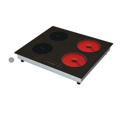 China Hotel New Product Customized 4 Burners Combine Infrared Induction Stove for sale