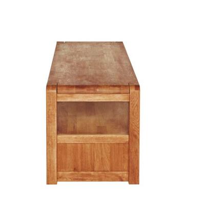 China Modern White Oak Wooden Console Cabinet Double Drawer TV Home Furniture Living Modern Sideboard Bed Table for sale