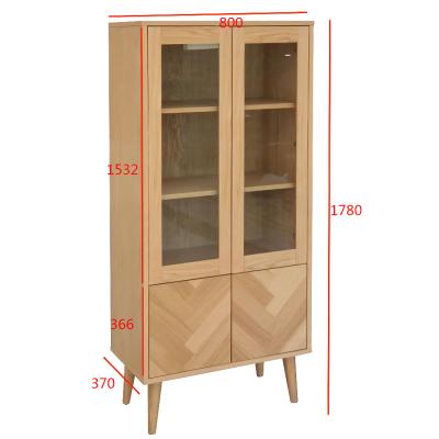 China Modern Living Room Luxury Home Wine Furniture Wood Cabinet Bar Leg High Gloss Solid Wood Sideboard for sale