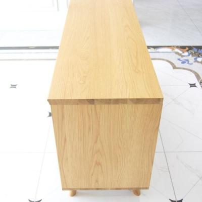 China Modern Sideboard Sun Shaped Herringbone Wooden Selling Good Quality Solid Wood Veneer Luxury High Gloss MODERN Sideboard for sale