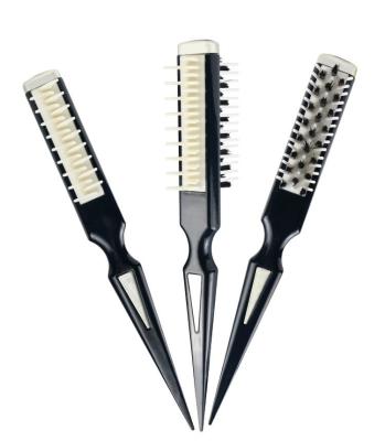 China 2 in 1 Hot Sales Hair Shark Modeling Comb New Style 2 in 1 Multifunctional Plastic Creping Hair Brush for sale