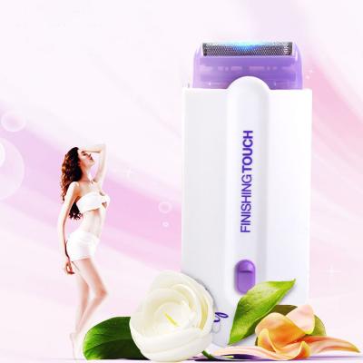 China Portable Mini Painless YES! Hair Touch Women Hair Finish Shaving And Removal Safety Electric Hair Removal Tools USB Rechargeable Painless Depilator for sale