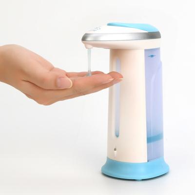 China Foam Soap Dispenser Soap Magic 400mL ABS Plated Automatic Refillable Liquid Soap Dispenser Smart Soap Container for sale