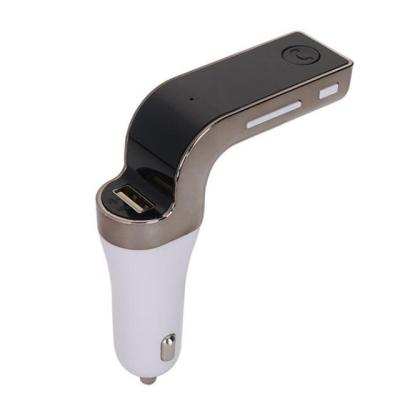 China Screen Display G7 L-design 12v 2a Output USB Car Charger With Flash Drives/TF Player As Seen On Low MOQ Online TV Shopping for sale