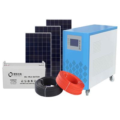 China 1KW 3KW 5KW Industrial Solar Power System Off Grid Monocrystalline Solar Panel System for sale