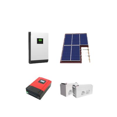 China EVA+PET Full Set Off Grid Solar Power System 1.5kw Solar System Off Grid Solar Power Kit for sale