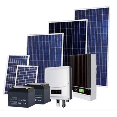 China Portable EVA+PET Solar Power System Photovoltaic Home Use Energy Generator Off Grid 5 KW Solar Power System for sale