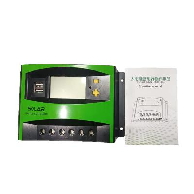 China High Quality Solar Charge Controller 12v 24v Charger Controller 40A Protection Solar Controller For Solar System for sale