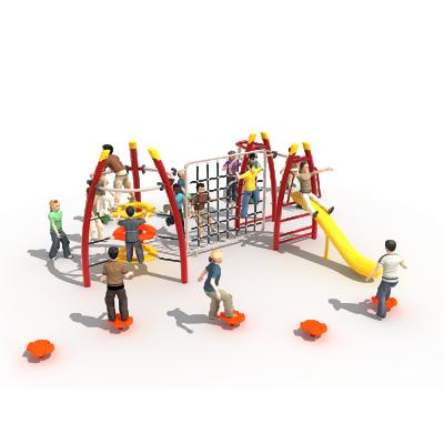 China Factory Price New Design Flooring Plastic Metal / Kids Outdoor Playground for sale