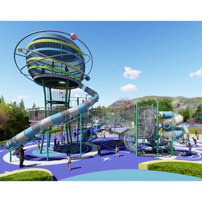 China Metal / Plastic Slide Special Widely Used Design Kids Outdoor Playground Equipment for sale