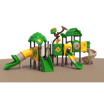 China Hot Selling Big Park Play Equipment Outdoor Playground Kids Freestanding Playground Slide for sale