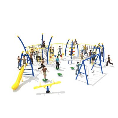 China High Quality Child Fitness Park Play Structure Outdoor Playground Playground Climbing Net for sale